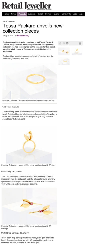 professional jeweller / House of Eleonore / Tessa Packard London / www.tessapackard.com