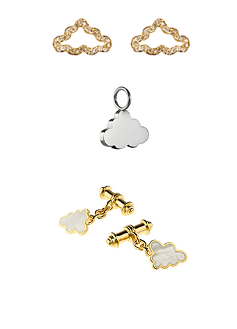cloud shaped jewellery