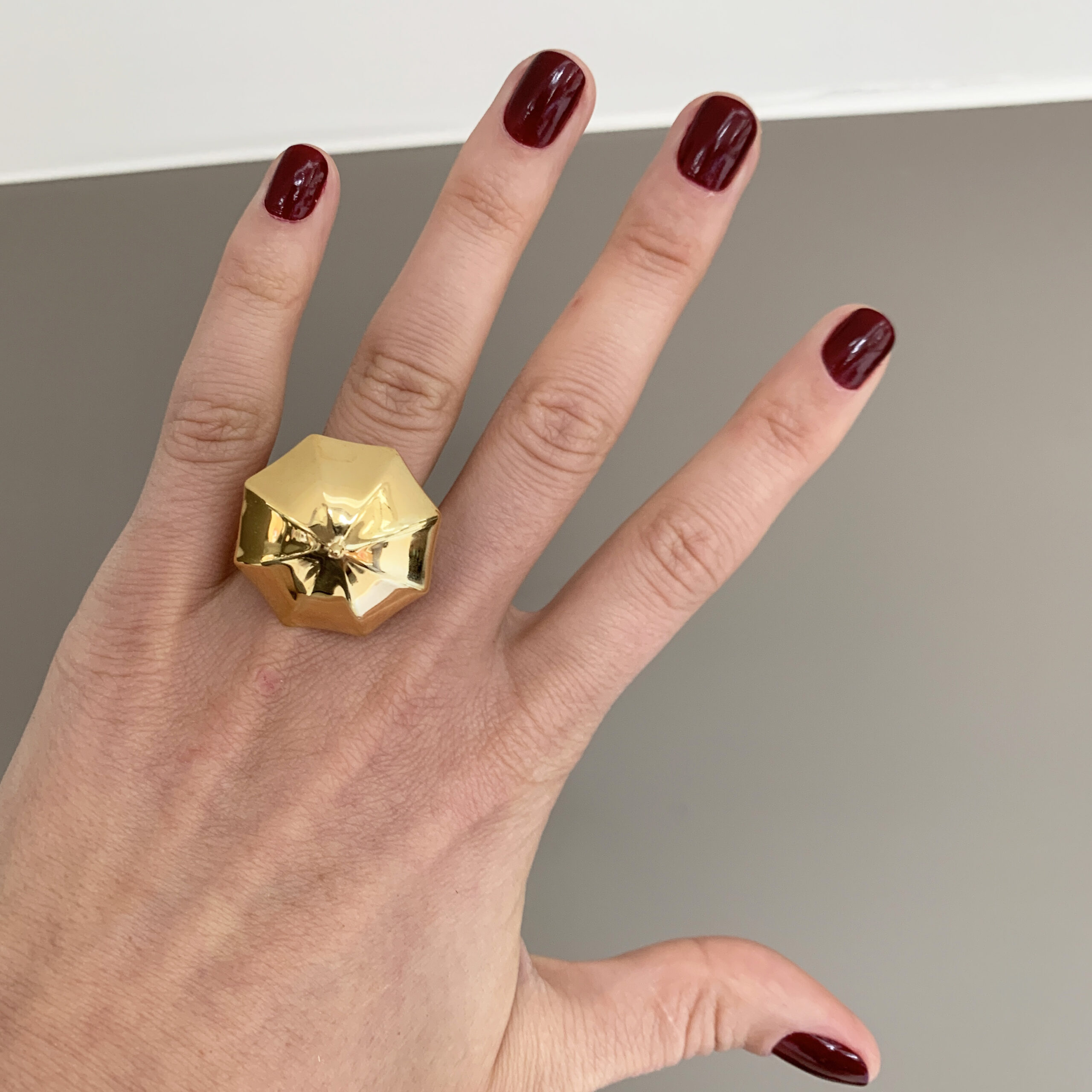 Wholesaler of 916 gold anitque umbrella ring | Jewelxy - 159963