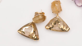 gold and quartz earrings tessa packard