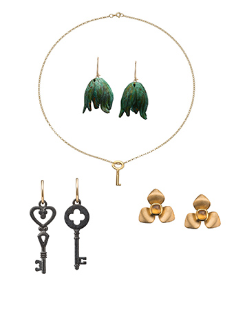 botanical themed jewellery
