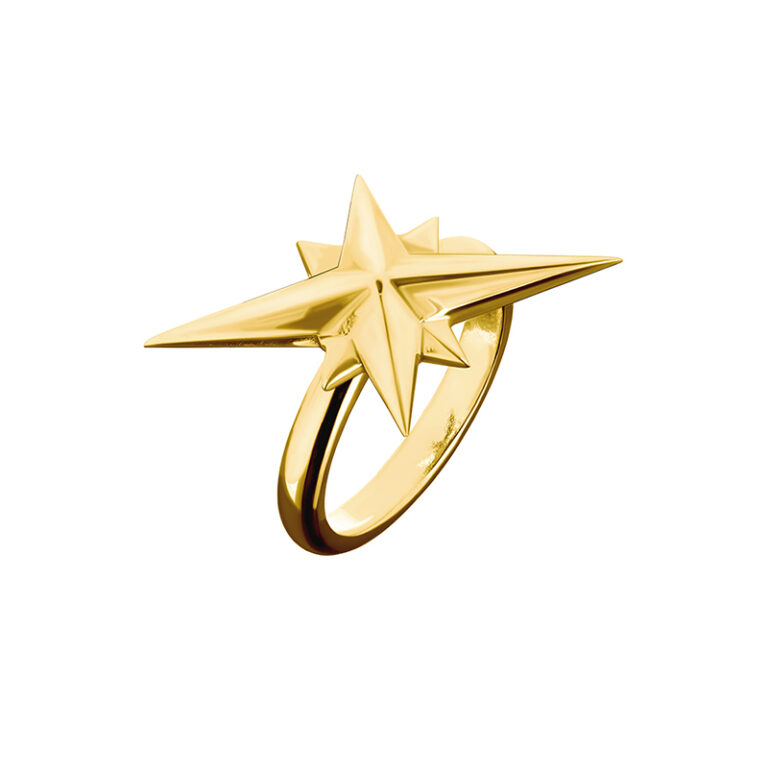 gold star ring