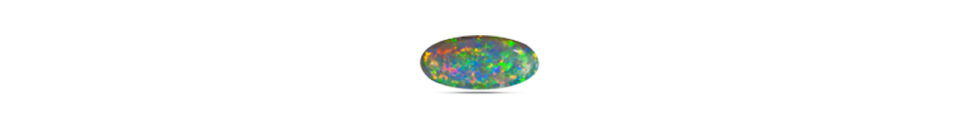 oval cut opal gem stone