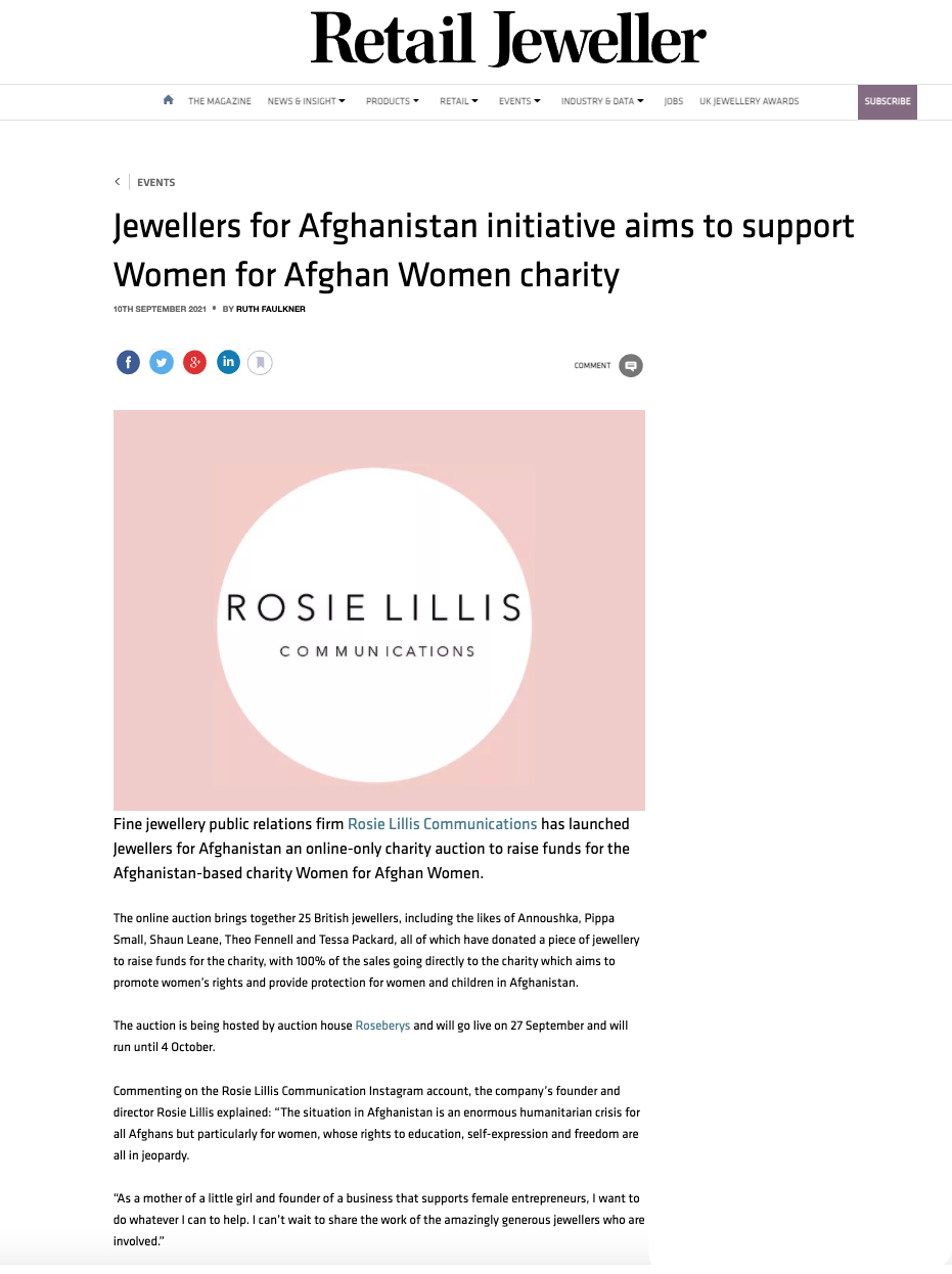 jewellers for afghanistan tessa packard
