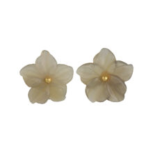 agate flower earrings tessa packard