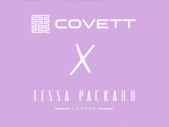 tessa packard collaborates with covett