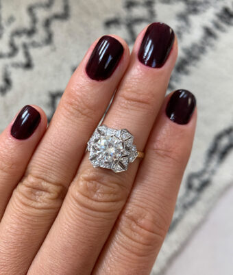 bespoke diamond engagement ring