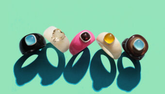 candy gemstone lucite rings