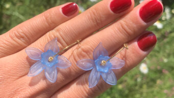 lucite floral jewellery