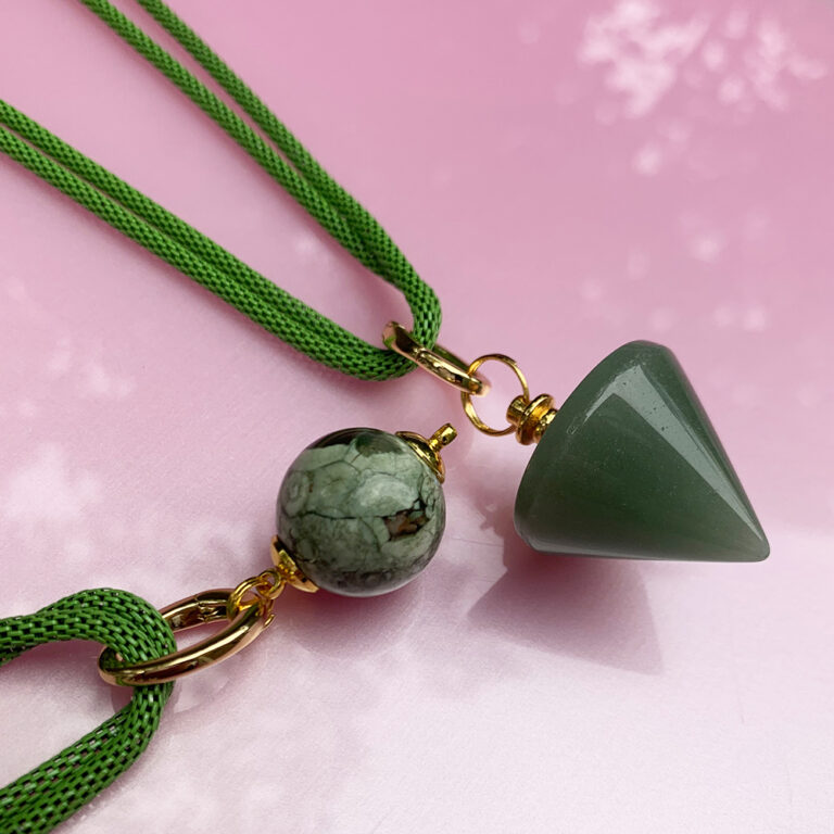 green necklaces